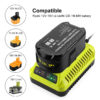 12V-18V Charger for Ryobi One+ P108 ABP1801 Li-Ion Ni-MH Ni-Cd Battery - Image 3