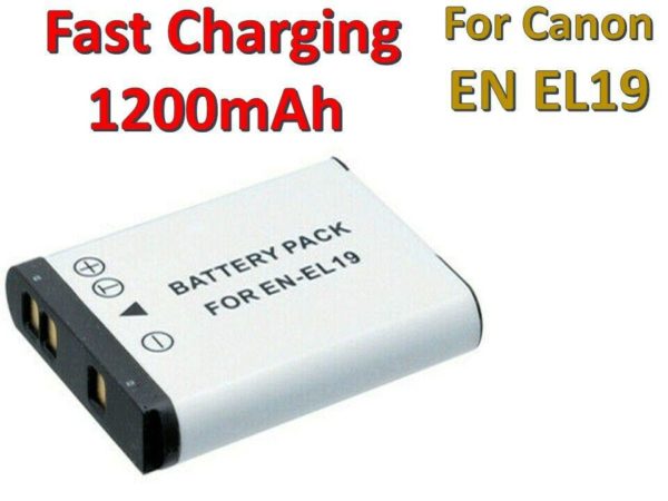 Fast charging EN-EL19 camera battery