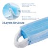 100pcs 3-Layer Protective Masks - Image 3