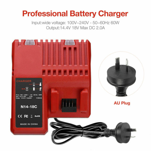 fast charger for Milwaukee M18 Battery