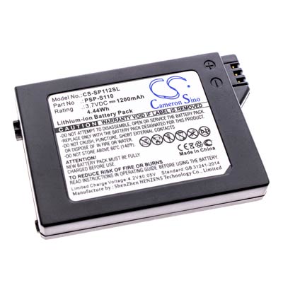 Sony PSP-S110 PlayStation Portable Replacement Battery